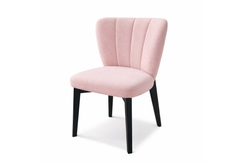 Krzesło tapicerowane CANDY - różowe