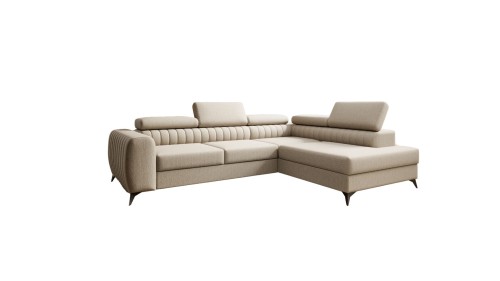 Narożnik z funkcją spania i regulowanymi zagłówkami - PORTE