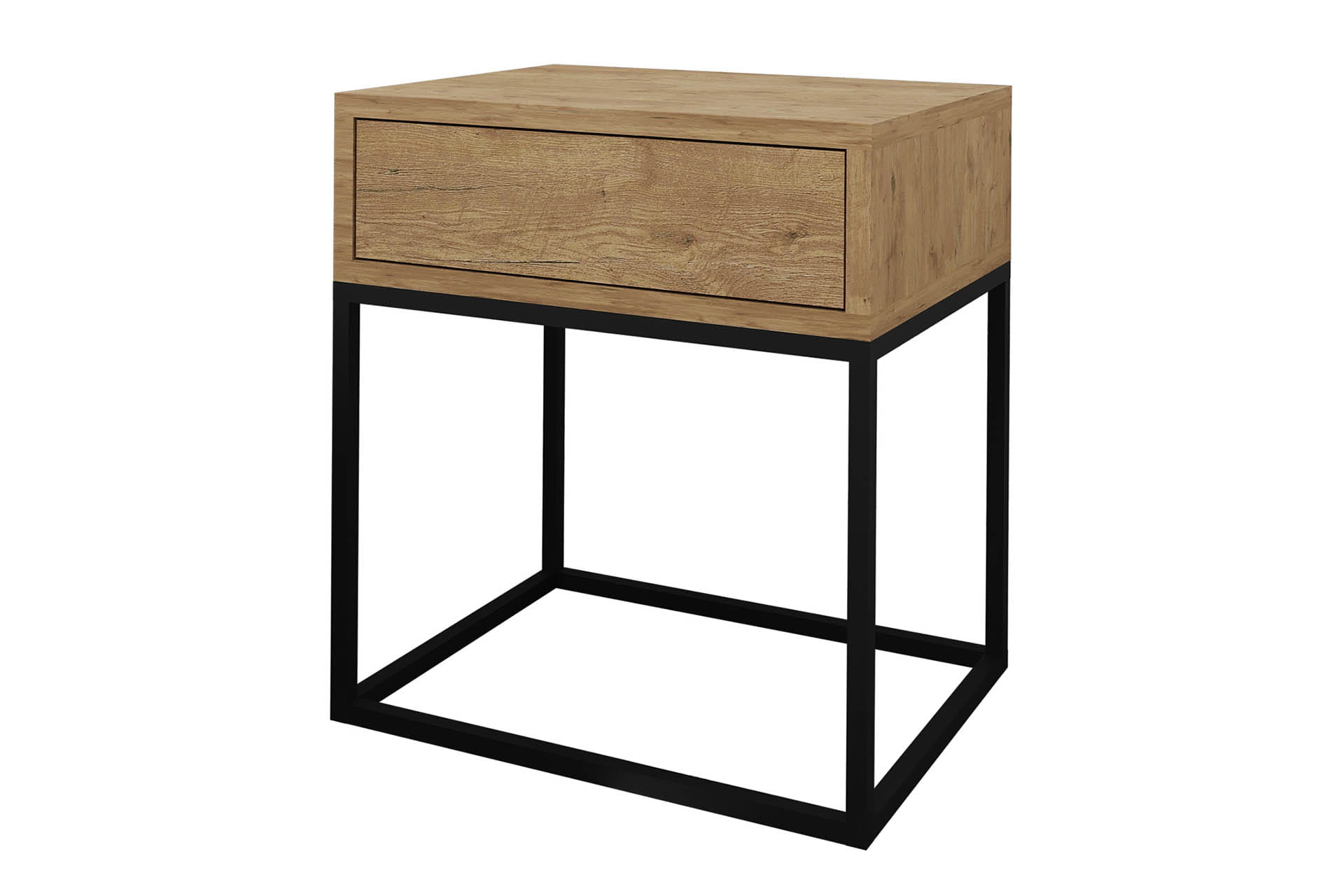 szafka-nocna-loft-II-dab-wotan-czarny-stelaz.jpg